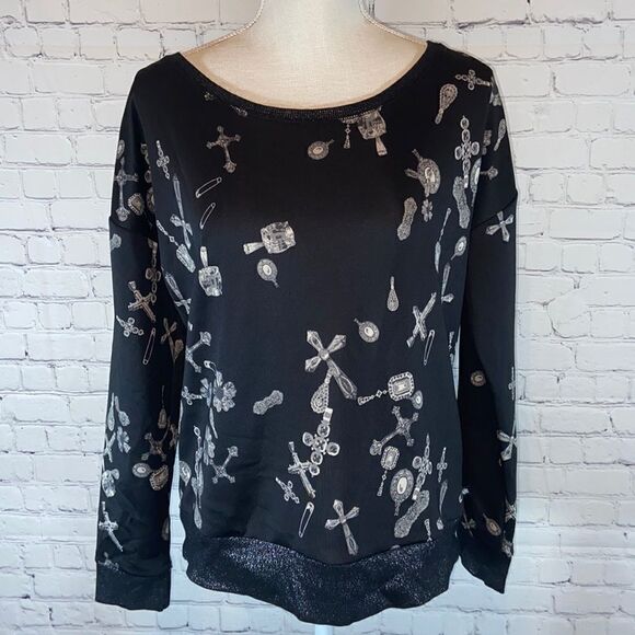 Rock & Republic Jewel Sweatshirt - Picture 1 of 6